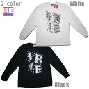IRIE 長袖Tシャツ MERCURY LOGO L/S TEE IRSS20015 ホワイト ブラック 