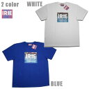 IRIE Tシャツ WATER SPLASH LOGO TEE IRSS2050 ホワイト ブルー 