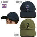 IRIE キャップ FOOTBALL MAN BALL CAP IRSS21-011 ブラック オリーブ【 2021 アイリー キャップ /アイリー CAP / メンズ 帽子 サッカー ラスタ / レゲエ / スケーター / アイリー / アイリーライフ IRIE LIFE/ あす楽 】