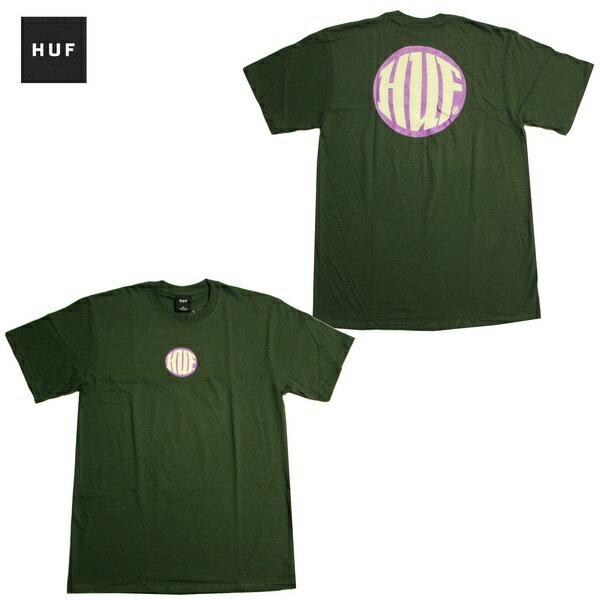 HUF Tシャツ HI DEF S/S TEE  TS01249 ミリタリーグリーン 