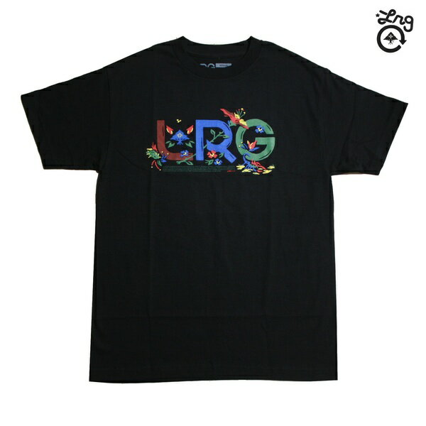 LRG Tシャツ PLANT LIFE TEE L0VLMSCXX ブラック黒 【 2021 lrg Tシャツ / エルアールジー 半袖 / メンズ レゲエ / スケーター / ストリート / メール便可 / あす楽 】