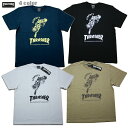 THRASHER Tシャツ LIBERTY S/S TEE TH91173 ホワイト SLATE カーキ ブラック【 2022 メンズ Tシャツ / スラッシャー Tシャツ / スケーター / ストリート / サーフ / スケート / スラッシャー 半袖 / レゲエ / メール便可 / あす楽 】