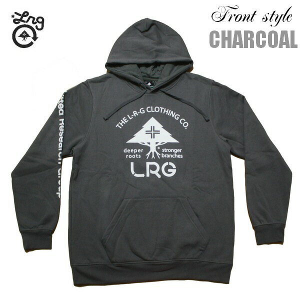 LRG パーカー EXTRA ORIGINAL ROOTS POH L2SNMLOXX チャコール グレー