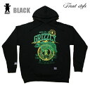 GRIZZLY パーカー GRIZZLY Purveyor Hoody vigr22ho122 ブラック 黒 【 2022 グリズリー パーカー / スウェット フーディー / メンズ プルオーバー /スケーター スケボー スケートボード/ B系 / あす楽 】