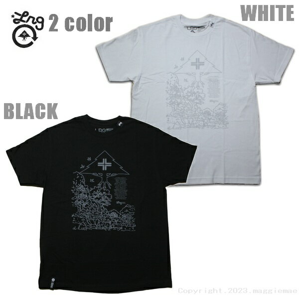 LRG Tシャツ LANDSCPAPE SS TEE L2GTMSCXX ブラック ホワイト 黒 白【 2023 lrg Tシャツ / エルアールジー ...