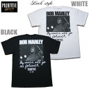 PRIMITIVE 【 プリミティブ 】×BOB MARLEY コラボTシャツ FOREVER TEE OSPR24BM9 ブラック ホワイト 黒 白【 2024 Tシャツ / メンズ Tシャツ ロゴ / ボブマーリー レゲエ ラスタ スケーター スケボー ストリート / B系 / メール便可 / あす楽 】