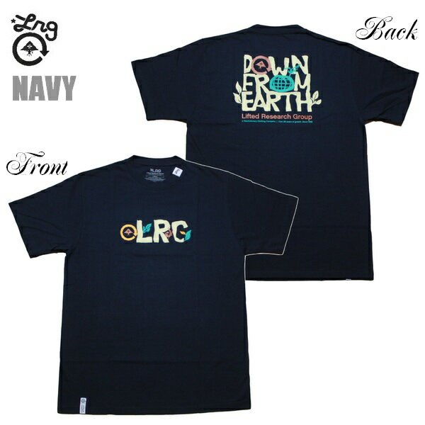 LRG Tシャツ REVOLUTIONARY GROWTH SS TEE L34XMSCXX ネイビー 紺【 2024 lrg Tシャツ / エルアールジー 半袖 / メンズ レゲエ / スケーター / ストリート / メール便可 / あす楽 】