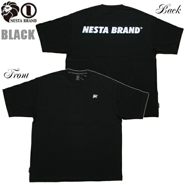 NESTA Tシャツ ベーシックネスタロゴTEE 262NB1010 ブラック 黒 【 2026 メンズ Tシャツ / ネスタ 半袖 / レゲエ / ジャマイカ B系 / スケーター ストリート / ネスタブランド / NESTABRAND / メール便可 / あす楽 】