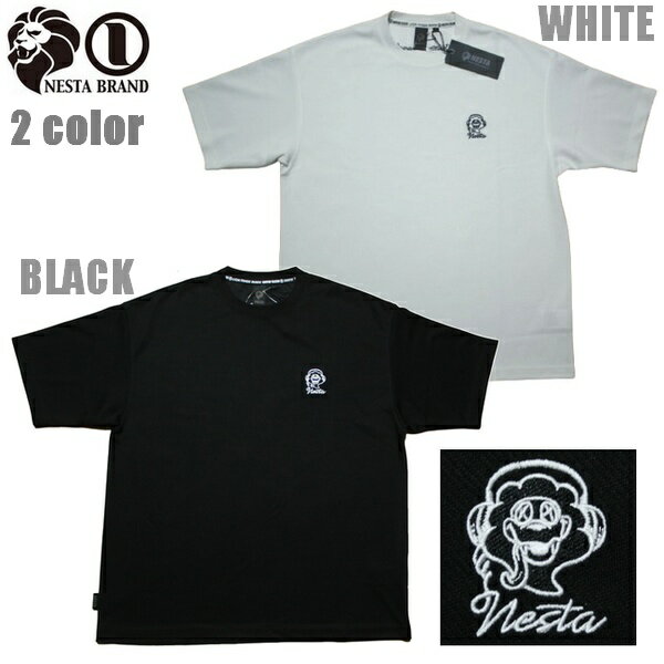 NESTA Tシャツ アイコンカルゼTEE 262NB1007 ブラック ホワイト 黒 白 【 2026 メンズ Tシャツ / ネスタ 半袖 / レゲエ / ジャマイカ B系 / スケーター / ネスタブランド / NESTABRAND / メール便可 / あす楽 】