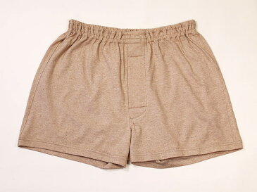 トランクス メンズ 天竺 オーガニックコットン パンツ 日本製 下着 インナー 綿100％ Men's trunks pants organic cotton きなり/ブラウン S-LL