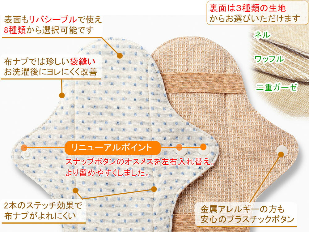 �ۥʥץ��� �饤�ʡ� ¿���� ���� (����:����) �������˥å� Ǣϳ�� ���� �������� ͭ�������� ������ �������˥å����åȥ��ۥʥץ��� Cloth napkin organic cotton liner �ۥʥ� �� �ʥץ���