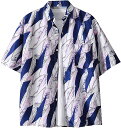 アロハシャツ メンズ ビーチシャツ 半袖 通気 夏 tシャツ 半袖シャツ 速乾 軽量 ハワイ風 UVカット 大きいサイズ 夏服 カジュアル リゾート ビーチ 海(4)