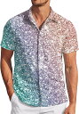 アロハシャツ メンズ ビーチシャツ 夏 半袖シャツ 花柄シャツ ハワイ風 プリントシャツ 速乾 通気 超軽量 総柄プリント 温泉 旅行 おしゃれ ???? ??