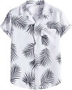 アロハシャツ メンズ 開襟シャツ メンズ 半袖 レーヨン トップス 柄シャツ メンズシャツ 薄手 夏 アロハビーチシャツ 軽量 ストライプ サマー カジュアル ボタンダウン シャツ 花柄 鮮やか カジ