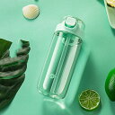 水筒 クリアボトル ウォーターボトル ストロー ワンタッチオープンタイプ 500ml 600ml 直飲み マグボトル ジム スポーツ 運動用 夏用 旅行 学校 ...