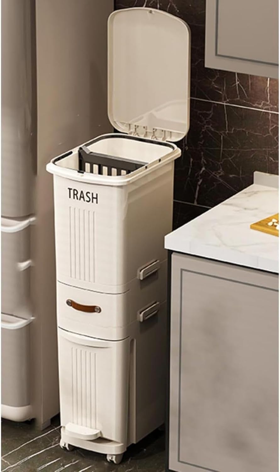 ゴミ箱分別ごみ箱おしゃれふた付き3...