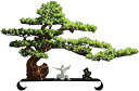 人工観葉植物 人工木の中国のシミュレーションの木のオフィス工場陶磁器の数字とロッキーファミリーのリビングルームの装飾 人工盆栽