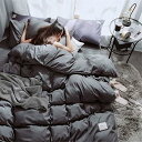 寝具カバーセット 掛布ドンカバー 洋式和式兼用 柔らかい ボックスシーツ 枕カバー AB両面兼用 洗い替え速乾タイプ(3)