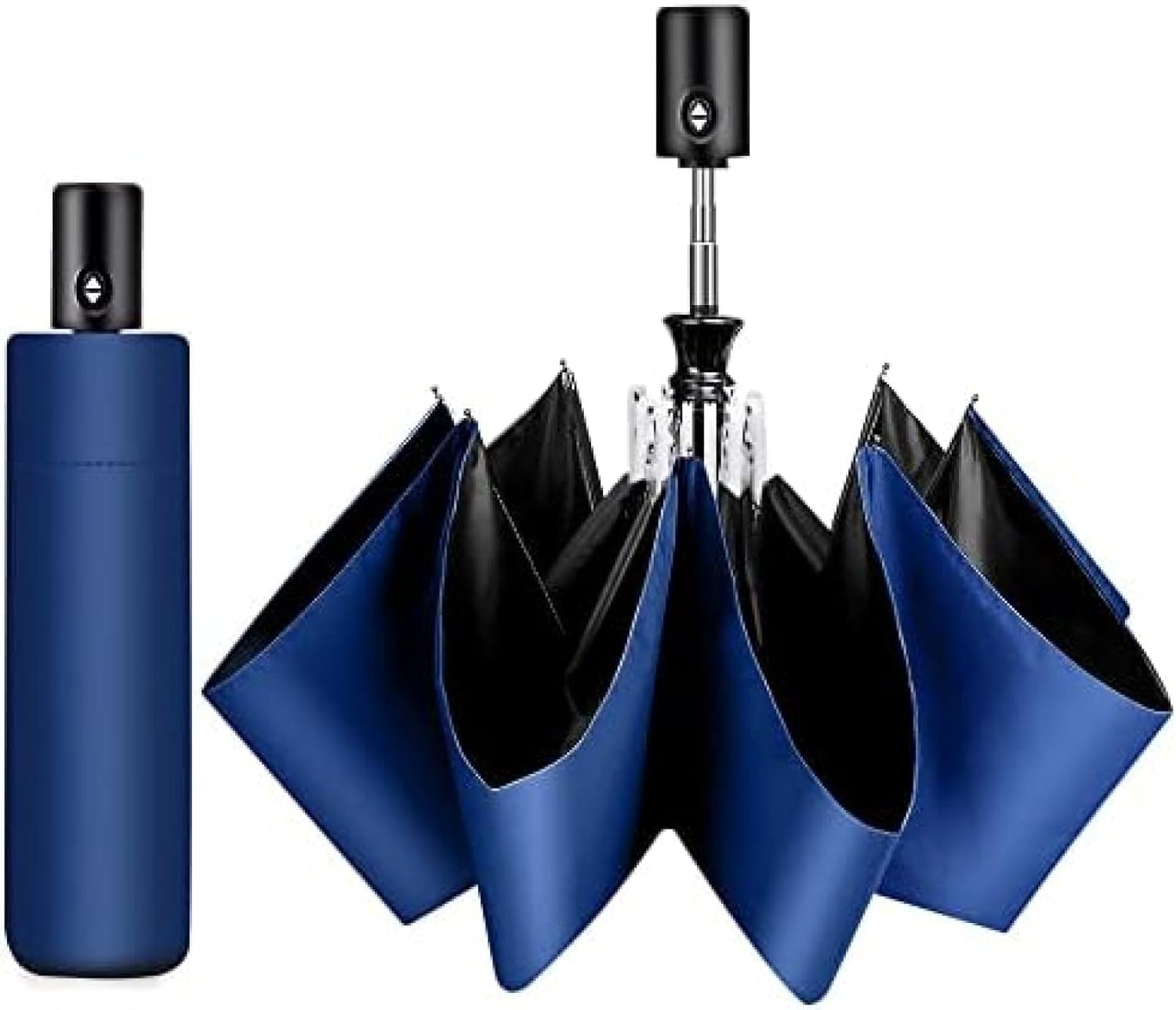 日傘 折りたたみ傘 【遮光 遮熱】 紫外線対策 UPF50+ 6本骨 自動開閉 梅雨対策 晴雨兼用 台風 超撥水 軽量 折り畳み日傘 収納ポーチ付き レディース メンズ