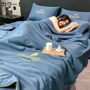 購入25%OFF 夏布団用 肌掛け布団カバーセット 接触冷感 ひんやり 春夏秋 光沢感 無地 シルクみたい艶 吸湿性が強く 静電気防止 着脱簡単 抗菌防臭 弾力性がよく 洗濯機OK 水洗い加工 冷房対策 通気性がいい おしゃれ 植物性繊維(3)