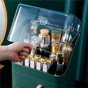 化粧品収納ボックス プラスチック化粧品収納ボックスデスクトップドレッシングテーブル化粧ブラシ口紅仕上げ棚 化粧品収納ボッ