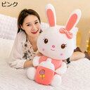購入15%-30%OFF ぬいぐるみ ウサギ 抱き枕 昼寝クッション 35cm カバー洗える 縫いぐるみ 癒し もちもち ふわふわ 動物 可愛い かわいい 柔らかい 妊婦枕 ギフト 恐竜 添い寝 まくら ピンク 背当て すやすや寝る 気持ちいい 誕生日 自宅 ウサギ 柔らか プレゼント