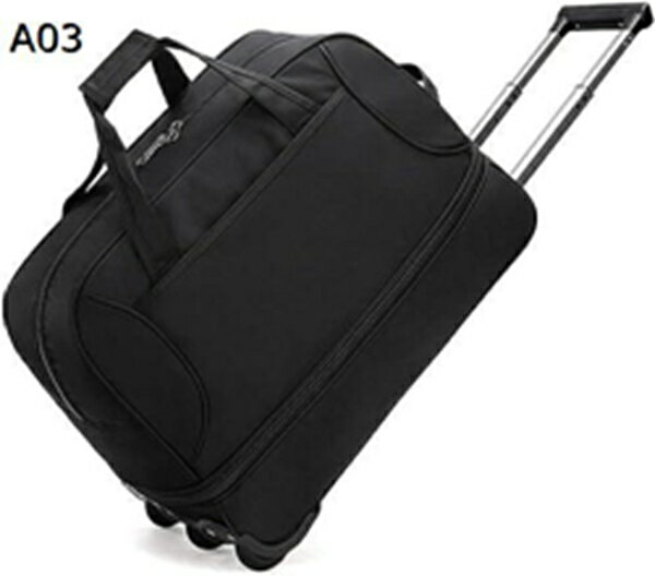 ボストンキャリー 2way キャスターバッグ 50L 折りたたみ 大容量 3輪 キャリーバッグ 撥水加工 トロリーバッグ メンズ レディース 旅行 合宿 スーツケース 50L) (Color : 旅行バッグ Size A03, : 出張