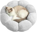 犬 ベッド 猫 ベッド ペットベッド ペットクッション ペット用ソファー ドーナツ もこもこ ふわふわ 可愛い 花型 暖かい 柔ら
