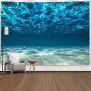購入15%-30%OFF 自然の風景 海洋 タペストリー 青空の海 熱帯の木 窓の外の景色 熱帯の木 青い海 青い空 雲 日没 壁飾り 癒し 休日の風景 220...