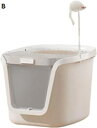 購入15%-30%OFF 猫 トイレ子猫 トイレ ツードア猫トイレ 本体 フルカバー ドーム型 飛び散り防止 キャットトイレ 2ドアタイプ 猫用トイレ スコップ付き 上から 正面ドア 天井ドア おしっこ ふた付き おしゃれ 大型 ペット用品