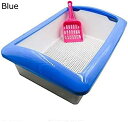 購入15%-30%OFF 猫用トイレ本体 30*43*12cm ペット用品 小動物 ウサギ 子犬 小型犬のためのスクープとペットのトイレ正方形二層猫のトイレ用トレイ
