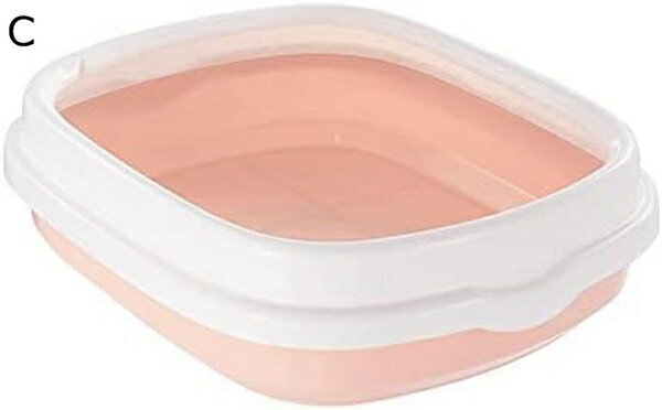 購入25％OFF猫のトイレ 大型 トイレ おしゃれ 猫用トイレ本体 清潔 掃除しやすい 飛び散らない 足に砂残らない 無害無臭 人気 ペットトイレ スコップ付き 40*35*12cm