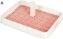 購入25%OFF 猫用砂箱ペット用品 犬用ペットトイレトレイ犬トイレ猫子犬トイレトレイトレーニングペットパークコーナートイレ 猫トイレ用品トイレ本体 長さ49幅37高さ6