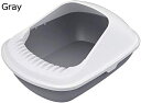 購入15%-30%OFF 猫用 トイレ 快適ワイド 本体セット 大きい 飛散防止 一体成形 入口は低、リムリムーバブルとリタースクープ、コンパクトなデザイン