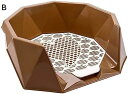 購入15%-30%OFF 猫用トイレ本体 42x45x15cm ペット用品 小さなペットのトイレ 犬防滴 ダイヤモンド トイレ犬ベージュ