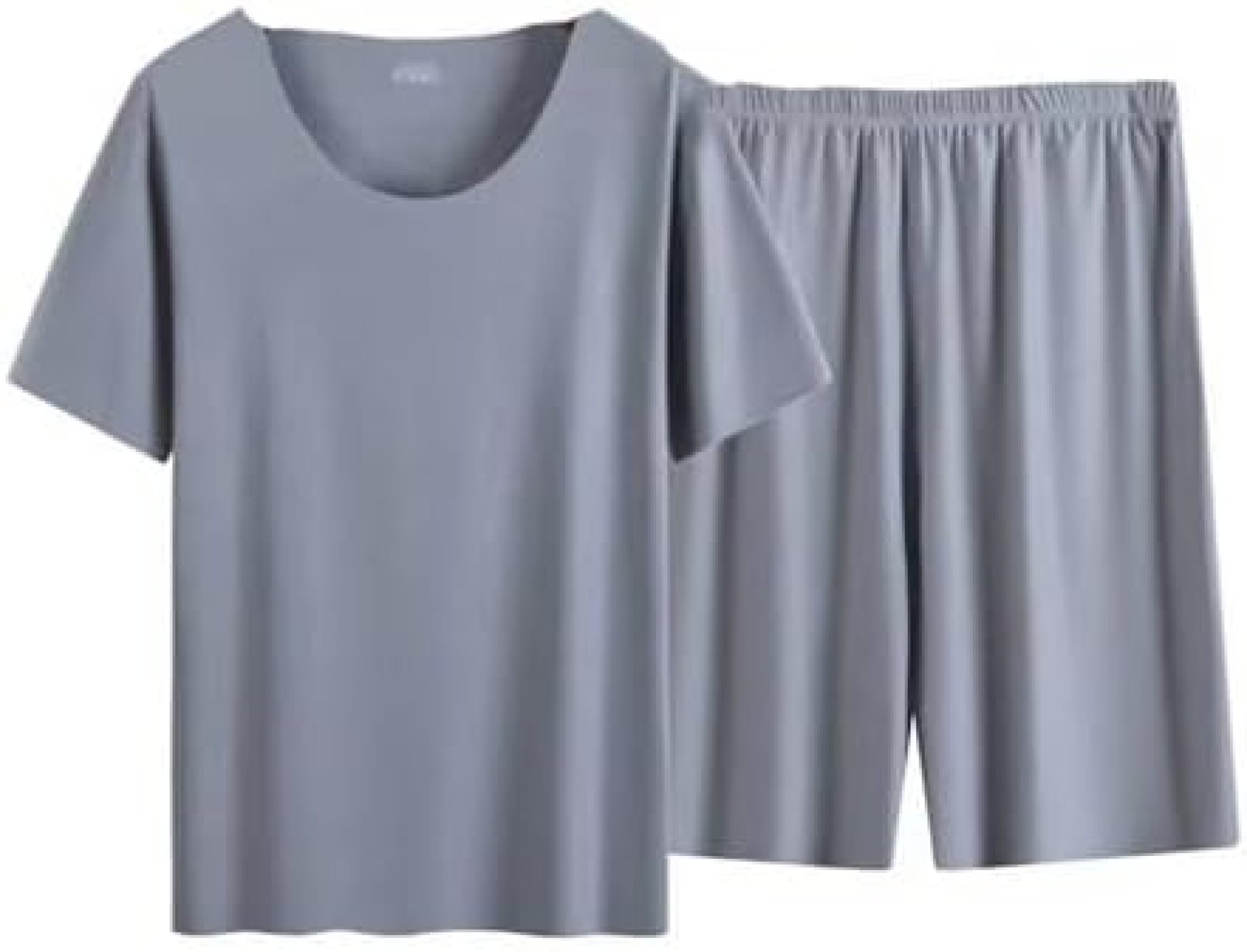 楽天M＆ONE2024涼感 パジャマ メンズ 半袖 夏 ルームウェアセット ひんやり 薄手 大きいサイズ 寝巻き Tシャツ 短パン ストレッチ ゆったり 通気 二点セット 快適 吸汗 男性用 快眠 速乾 涼しい