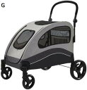 購入15%-30%OFF ペット用ベビーカー ペットは中型および大型の多機能ペットベビーカー、屋外に便利な犬と猫のベビーカーを発売します 犬 バギー