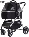 購入15%-30%OFF ペットバギー ペットカート ベビーカー バギー 犬 猫 多頭 便利でシンプルなペット用ベビーカー 犬用ベビーカー 折りたたみ式 軽量素...