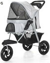 購入15%-30%OFF ペットバギー ペットカート ベビーカー バギー 犬 猫 多頭 ペットベビーカー犬用ベビーカー折りたたみ式取り外し可能と洗える分割ペット...