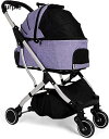 購入15%-30%OFF ペットカート ベビーカー バギー 犬 猫 多頭 プレミアム犬用ベビーカー 中小型犬用 犬用ベビーカー アップグレードされたペット 猫 ...