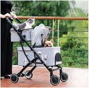 ペットカート ベビーカー バギー 犬 猫 多頭 ダブルレイヤーと犬 ダブルトラベル 犬用ベビーカー 取り外し可能なペット用ベビーカー 猫 バギー カート キャリ...