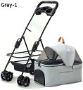 購入15%-30%OFF ペットカート ベビーカー バギー 犬 猫 多頭 折りたたみ式ペットストローラー 小型中型犬猫ジョガーベビーカー 取り外し可能なペットバ...