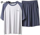 購入15%-30%OFF ルームウェア メンズ 春夏 パジャマ 春秋 上下セット 半袖 夏 吸汗 通気 肌に優しい メンズ パジャマ 部屋着 薄手 秋服 通気性