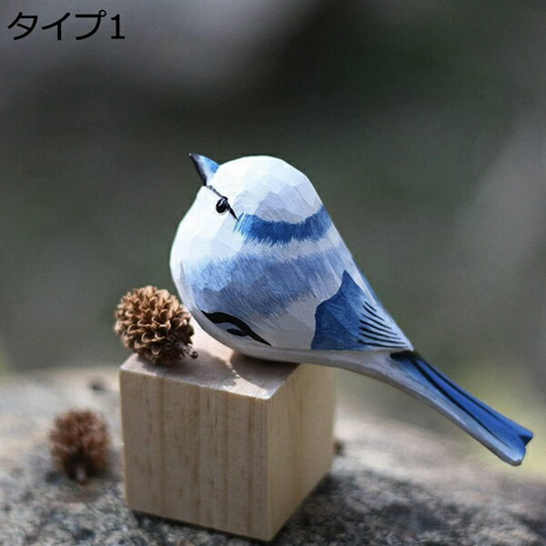 楽天市場】鳥の置物 木製の通販