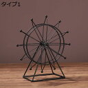 インテリア雑貨 観覧車 レトロ ホーム リビング デスク ベッドルーム タイプ4 F レストラン 工芸品 部屋装飾品 北欧置物 北欧風工芸品 雰囲気アップ アンティーク オシャレな置き物 癒しグッズ 可愛い置物 玄関におく置き物 葉の置物 オブジェ(3)