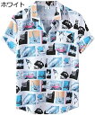 購入15%-30%OFF アロハシャツ メンズ 大きいサイズ 半袖シャツ 派手 キレイめ 開襟シャツ ビーチ風 ポッケト付き プリントシャツ UVケア 春夏 海...