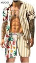 購入15%-30%OFF アロハシャツ 半袖シャツ 2点セット 総柄シャツ 開襟シャツ 半袖 短パン ジャージ 上下セット ハーフパンツ カジュアル 夏服 セットアップ シャツ 大きいサイズ ビーチシャツ アメカジ トレーニング 運動 部屋着 快適 ハワイ風 人気