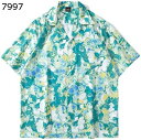 購入15%-30%OFF 開襟シャツ 総柄 半袖 アロハシャツ 花柄シャツ カジュアル メンズ ゆったり ハワイアン キューバシャツ トップス 通気速乾 汗染み防止 日焼け止め ビーチシャツ 薄手 夏服 海 ストリート系