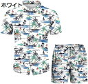 購入15%-30%OFF アロハシャツ 半袖シャツ 2点セット tシャツ 上下セット 水着 通気 速乾 開襟シャツ ボタンダウン 和柄 花柄 カジュアルシャツ ビーチシャツ ポロシャツ 薄手 ファッション 普段着 ジャージ ゆったり アメカジ オールシーズン