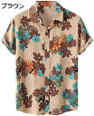 購入15%-30%OFF シャツ メンズ 半袖 大きいサイズ M-3XL キューバシャツ アロハシャツ 夏服 カジュアルシャツ 柄シャツ 柔らかい おしゃれ 花柄(4)